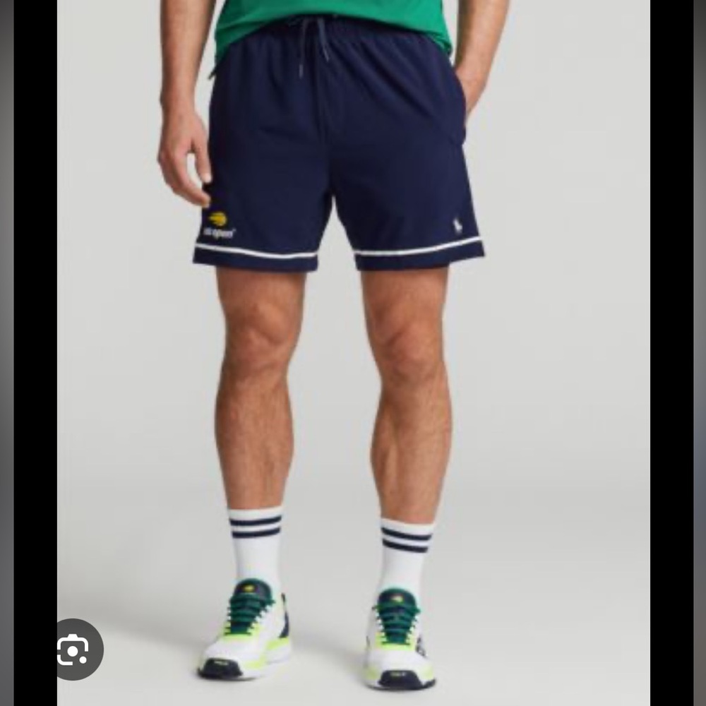 Polo Ralph Lauren US Open Navy Athletic Shorts